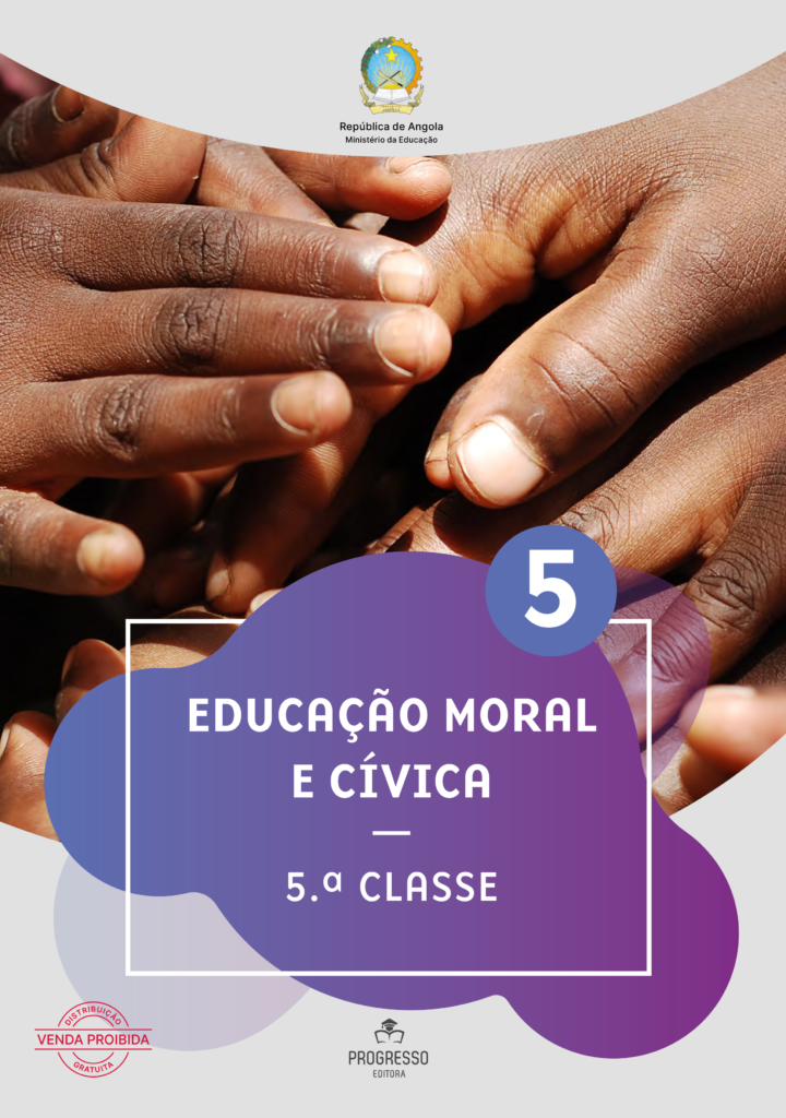 Capa: Educação Moral e Cívica – Manual da 5.ª Classe