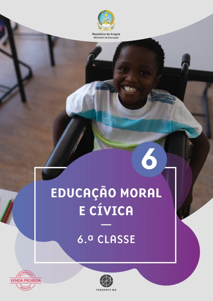 Capa: Educação Moral e Cívica – Manual da 6.ª Classe