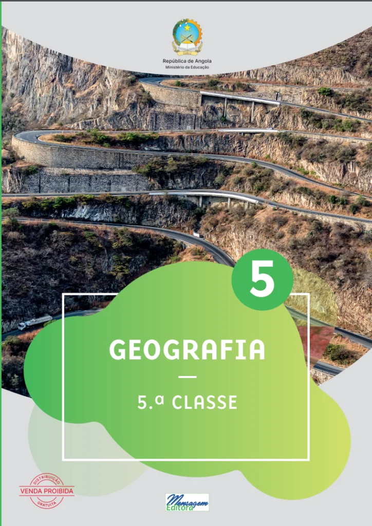 Capa: Geografia – Manual da 5.ª Classe